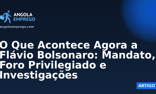 O Que Acontece Agora a Flávio Bolsonaro: Mandato, Foro Privilegiado e Investigações